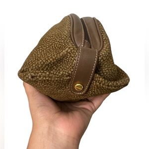 Vintage Borbonese Redwall leather pouch